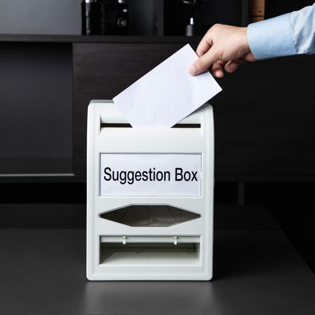 Thumbnail 6 de Amazon Basics ABS Ballot Box with Lock and Key