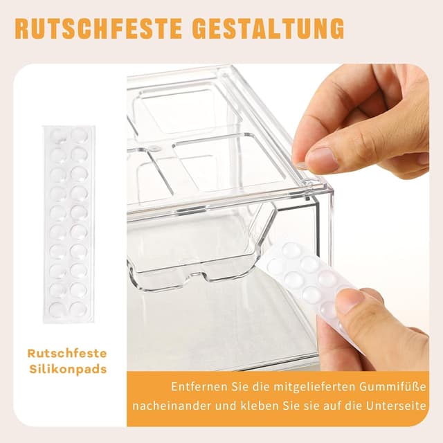 Detalle 2 de Stebopum 4er Stapelbox für Kosmetik 30,7 cm