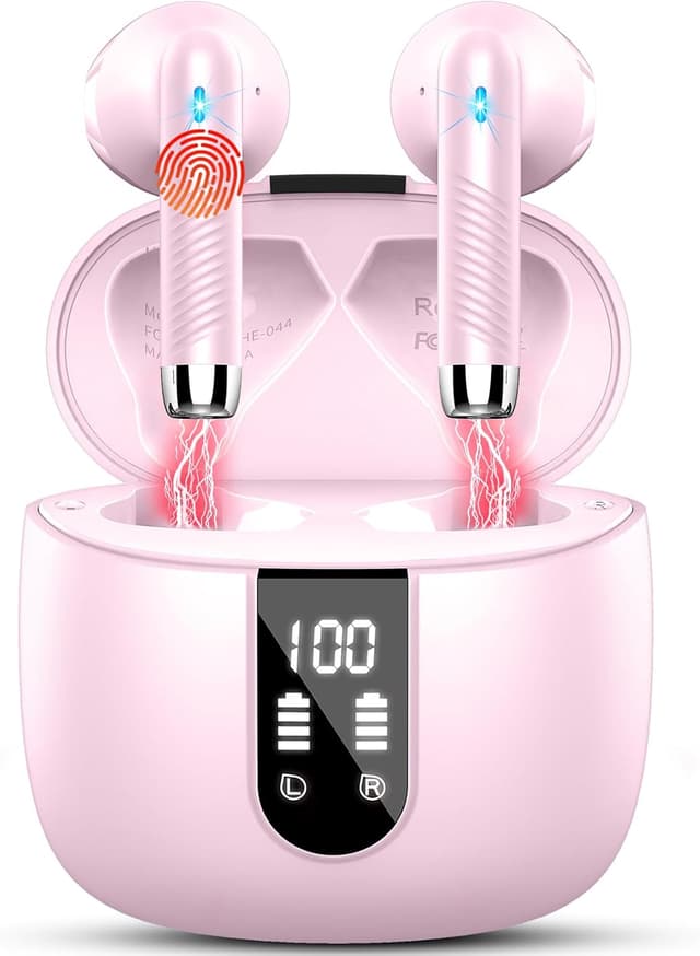 Thumbnail 6 de Drsaec Wireless Earbuds (Bluetooth 5.4) with 4 ENC mic, 56H battery & IP7 waterproof