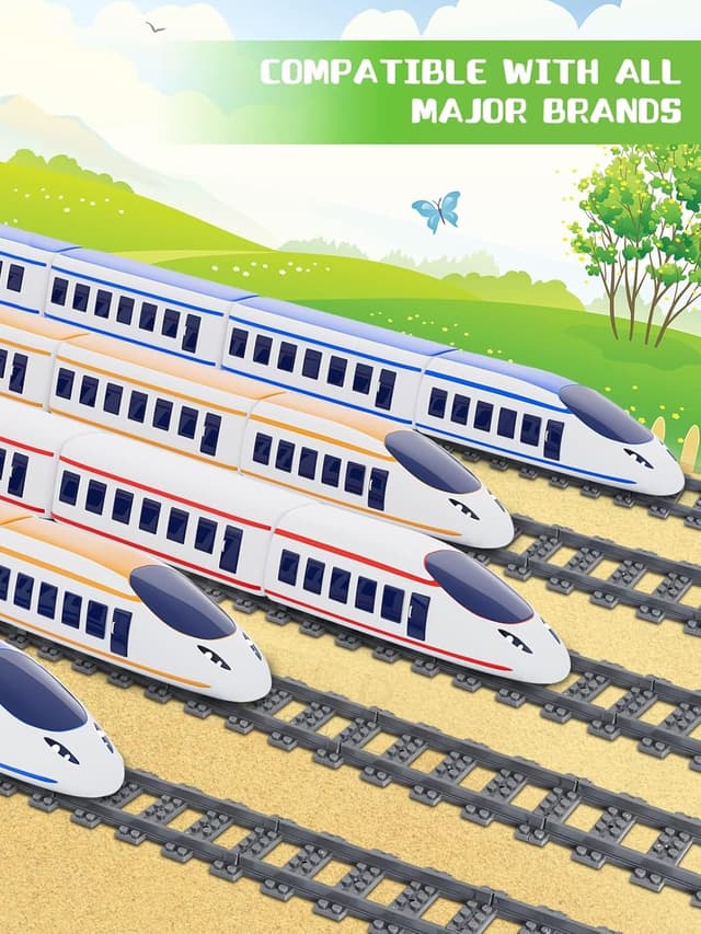 Thumbnail 4 de Happyxm Bausteine Schienenset 40 StĂŒck đ