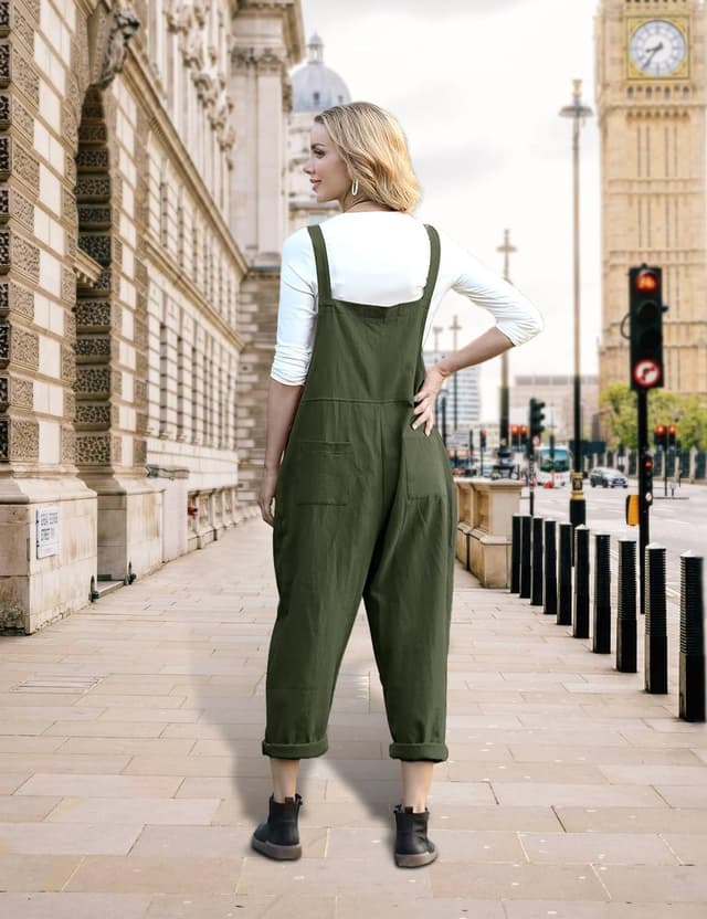 Detalle 2 de YESNO PV9UK dungaree jumpsuit for women
