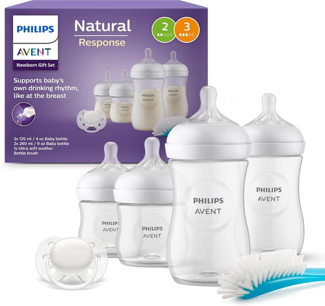 Detalle de Philips Avent Set regalo neonati 4 biberon 0–12 mesi