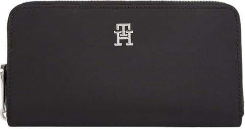 Detalle de Tommy Hilfiger Cartera Poppy Large mujer, negro talla única