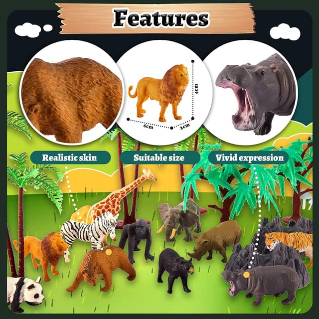 Thumbnail 2 de TOEY PLAY 3 in 1 Animals Toys