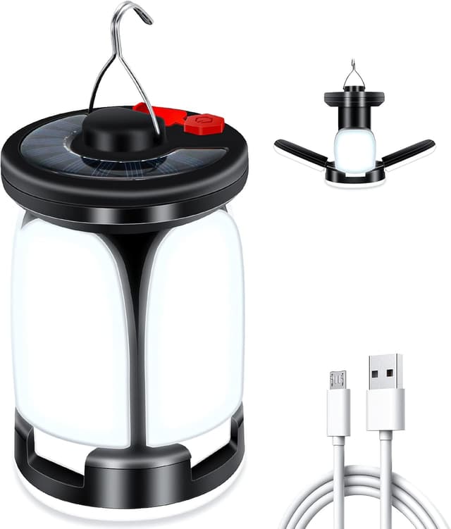 Detalle de Camping Lantern LED 60-LED USB Solar