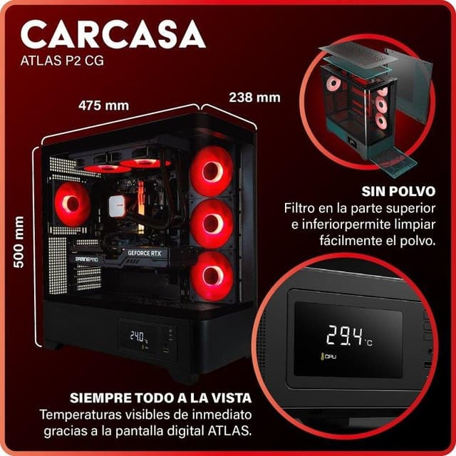 Detalle 2 de GREED MKM Power con 1 TB SSD y RTX 5070 Ti