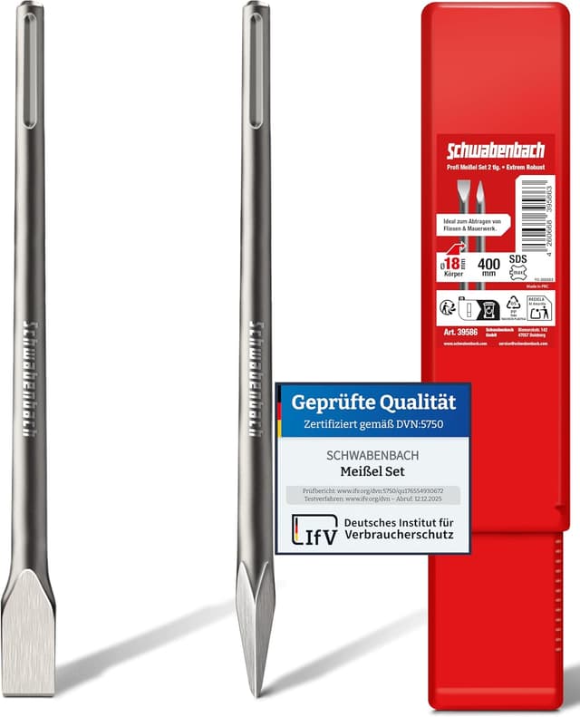 Imagen de SCHWABENBACH Set Scalpelli SDS Max 400 mm en OfertitasTOP