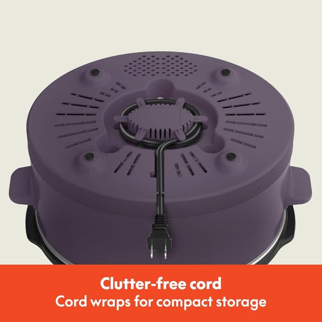 Thumbnail 6 de bella 6.0 Qt Programmable Slow Cooker (Plum) with Ceramic Nonstick Stoneware Pot