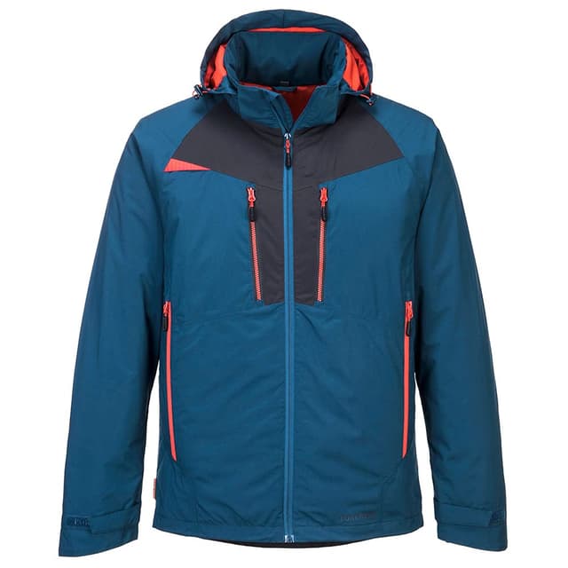 Detalle de Manteau Portwest Homme DX460 Bleu Métro, doublé et rembourré (XL EU)