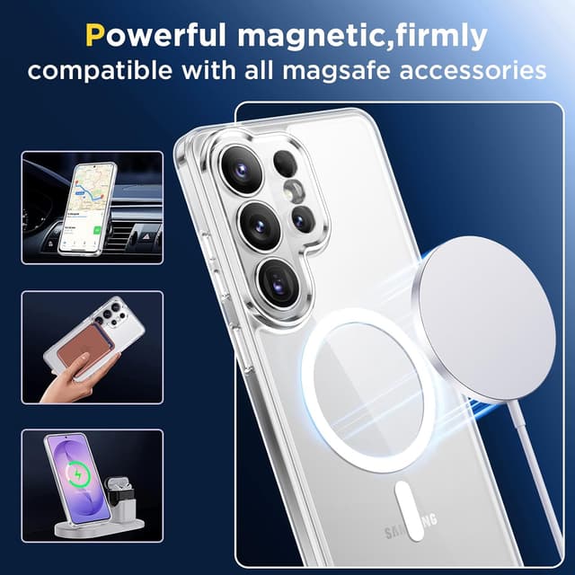 Thumbnail 6 de SPIDERCASE Magnetic Case for Samsung Galaxy S26 Ultra with Tempered Glass Screen Protector