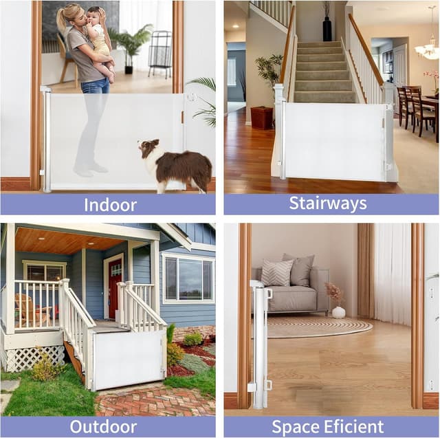 Thumbnail 5 de Lexixi ibao Retractable Baby Gate 33