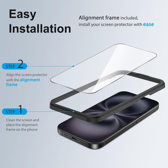 Detalle 2 de SPARIN Panzer Glas für iPhone 16 6,1 Zoll