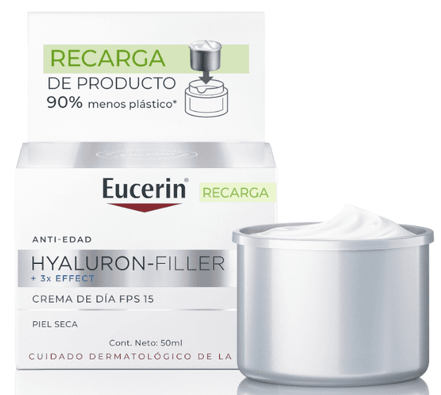 Imagen de Eucerin Refill HF SPF 15 Día para piel seca en OfertitasTOP