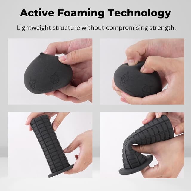 Detalle de Siraya Tech Flex TPU Air – flexibles 3D-Filament mit einstellbarer Härte (65A–82A) für leichte Wearables, Schwarz (1 kg)