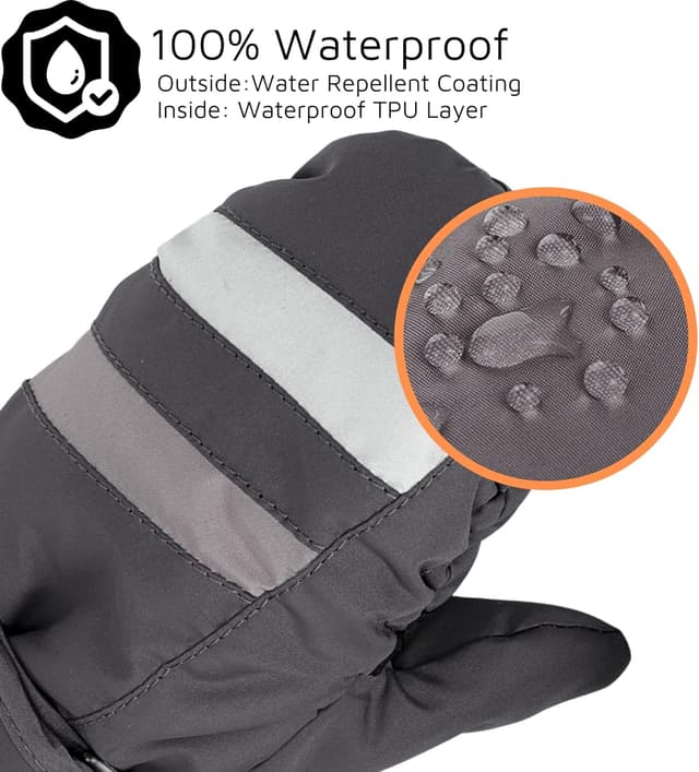 Thumbnail 4 de F Flammi Toddler Snow Mittens 0-6