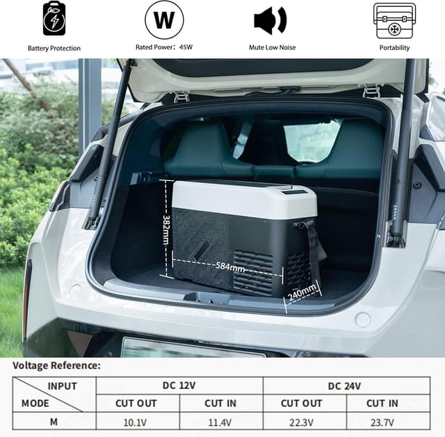 Thumbnail 3 de Alpicool G22 22L car fridge freezer -20°C to 20°C