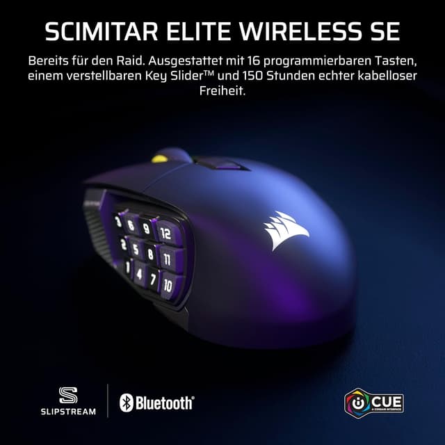 Detalle 2 de Corsair Scimitar Elite Wireless SE 33.000 DPI