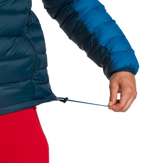 Detalle de Trangoworld Chaqueta de hombre Lugo v02 con plumón reciclado europeo y tejido reciclado