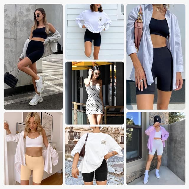 Thumbnail 6 de YADIFEN Anti-Chafing Seamless Shorts for Women – 4-way stretch slip shorts for under dresses