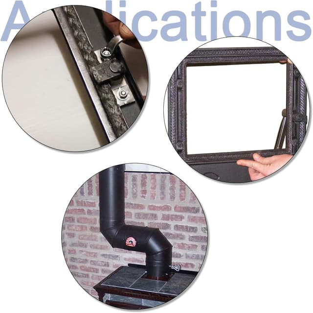 Thumbnail 5 de LANUCN Kamin Dichtband 2 m Dichtschnur für Ofenrohr 🧯