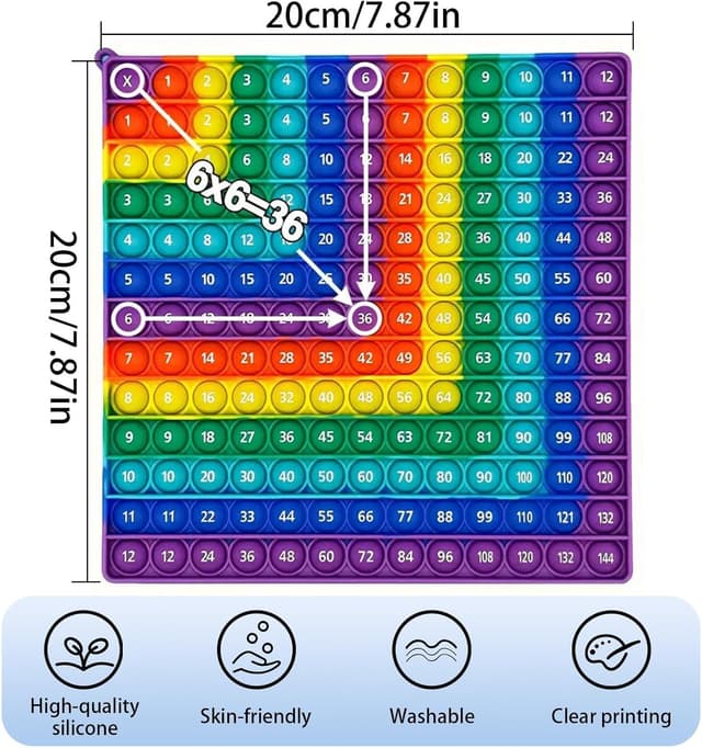 Thumbnail 2 de Times Table Poppet 12x12 multiplication fidget toy