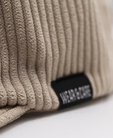 Detalle 2 de Surf Monkey Casquette snapback en velours côtelé visière plate (taille unique)