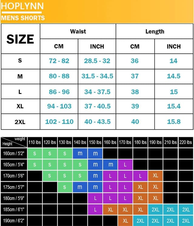 Thumbnail 6 de HOPLYNN Men Running Shorts 2-in-1 Quick Dry