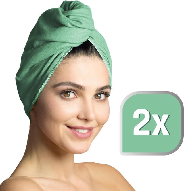 Thumbnail 6 de Turban cheveux microfibre Fit-Flip 2 pièces