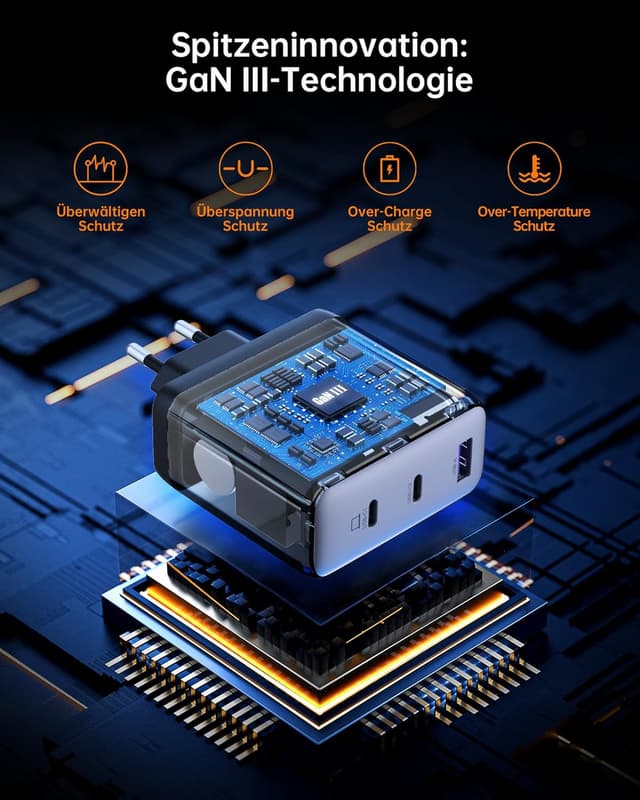 Detalle 2 de NOVOO 120W USB C Ladegerät 🔌