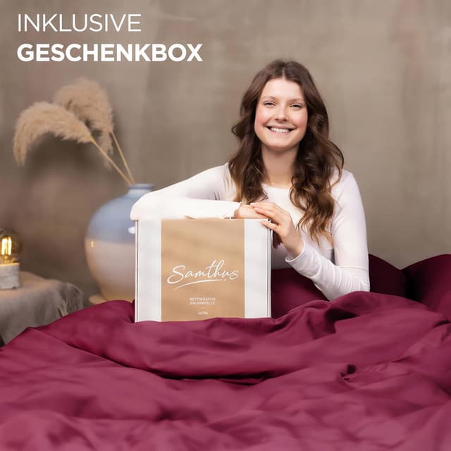 Detalle de Samthus Bettwäsche Satin 300TC 135x200