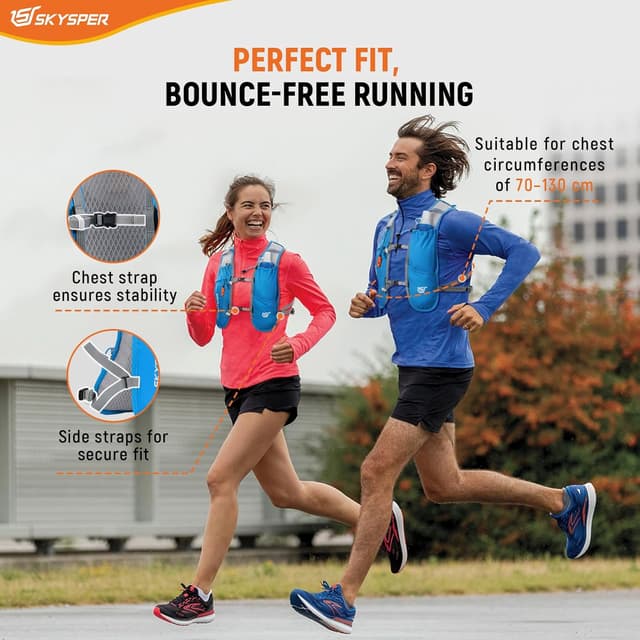 Detalle 2 de SKYSPER Gilet Hydratation Running 5L