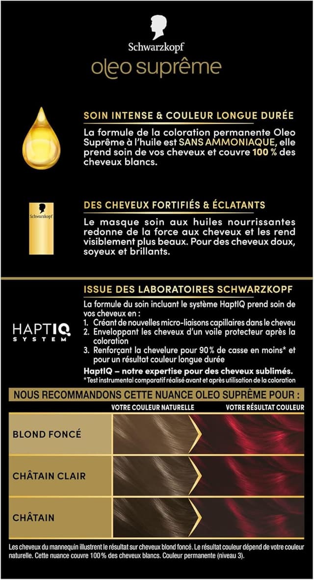 Thumbnail 1 de Schwarzkopf Oleo Suprême coloration permanente 50 ml 💇