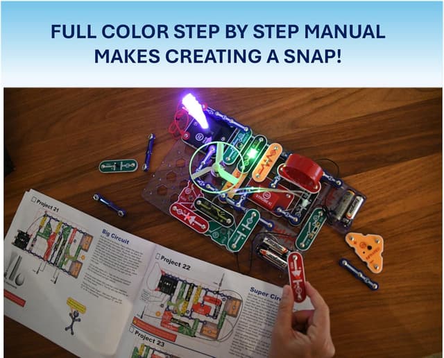 Thumbnail 4 de Snap Circuits Light STEM Kit 175 Projects 🧪