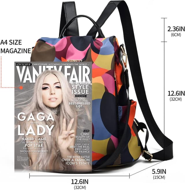 Detalle 2 de shepretty 8864-F mochila antirrobo 1 bolsa