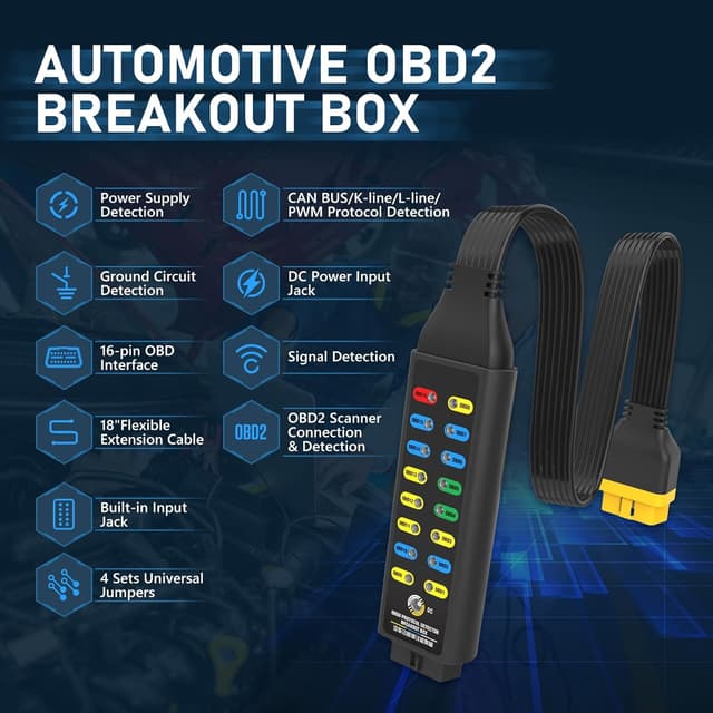 Detalle 2 de OBD2 Breakout Box 17,7 pollici