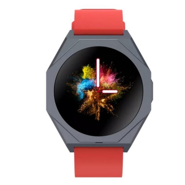 Detalle 2 de Canyon Otto SW-86 smartwatch rojo con IP68, notificaciones y hasta 7 días