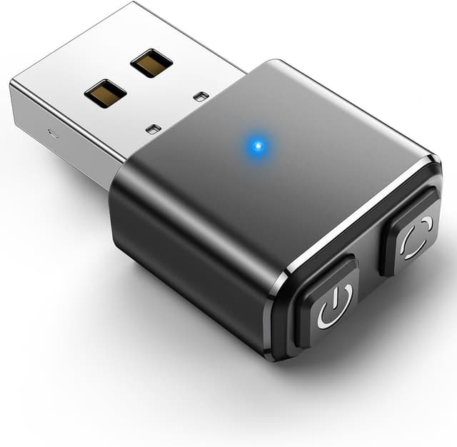 Detalle de Meatanty Metal Mouse Jiggler (UK Design) – undetectable USB cursor mover with 3 smart modes