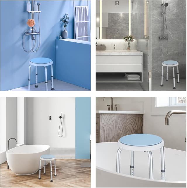 Thumbnail 5 de Careboda 360° Drehbarer Duschhocker 34-52 cm