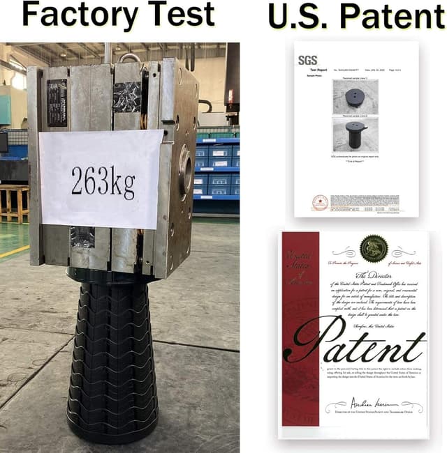 Thumbnail 2 de Hesanzol Portable Telescoping Stool 400 lbs