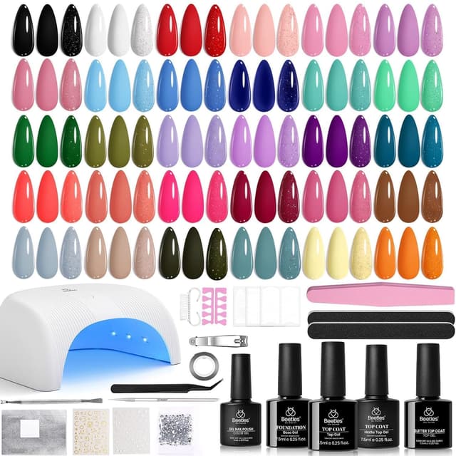 Detalle de beetles Gel Polish 54 pcs Gel Kit ๐