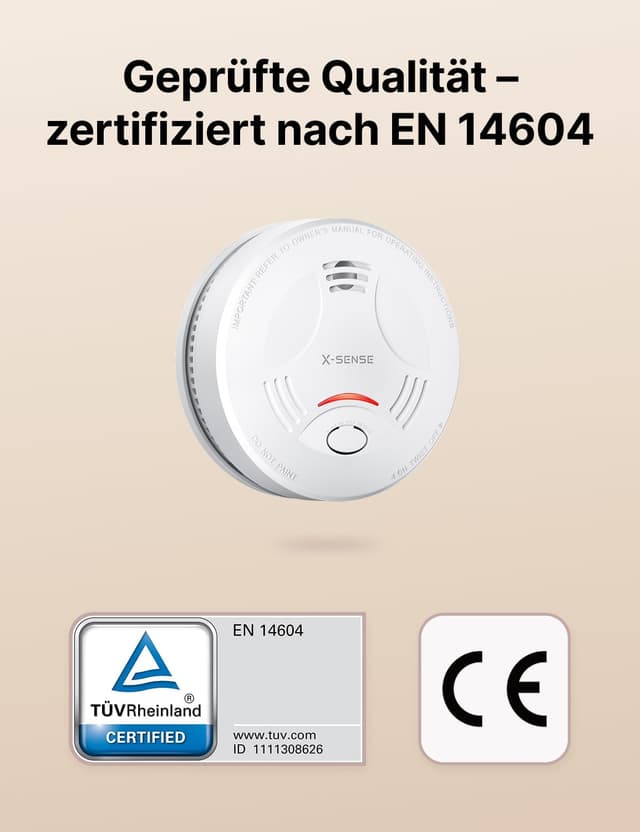 Thumbnail 1 de X-Sense SD11-MR WLAN-Rauchmelder mit Magnethalterung