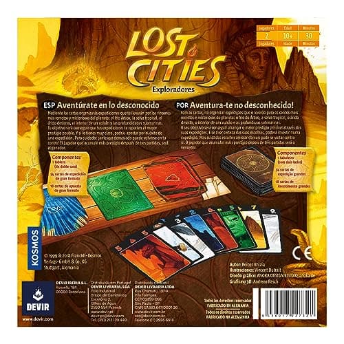 Detalle 2 de Lost Cities Exploradores — juego de mesa 🎲