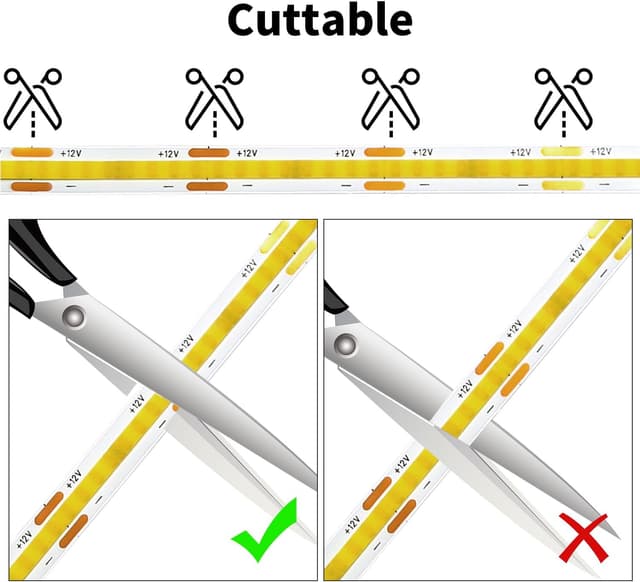 Thumbnail 6 de ShineBurky COB 24V Tira LED 10m Blanco Cálido