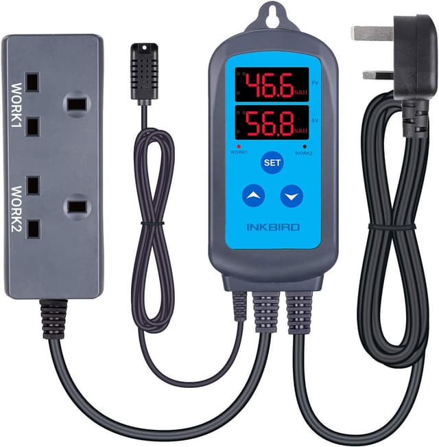 Detalle 2 de Inkbird IHC-200 humidity controller for humidifier/dehumidifier 🌡