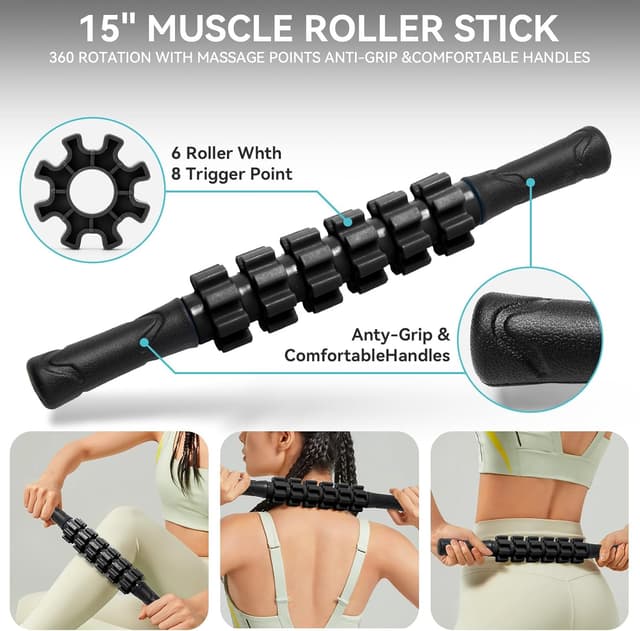 Thumbnail 2 de Krightlink 5in1 Foam Roller 13 in 🧘♀