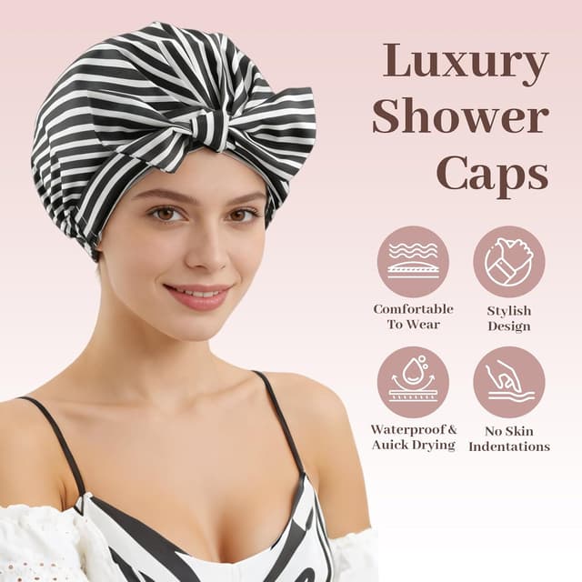 Thumbnail 2 de HAGOT Bonnet de Douche Femme Imperméable Doublé