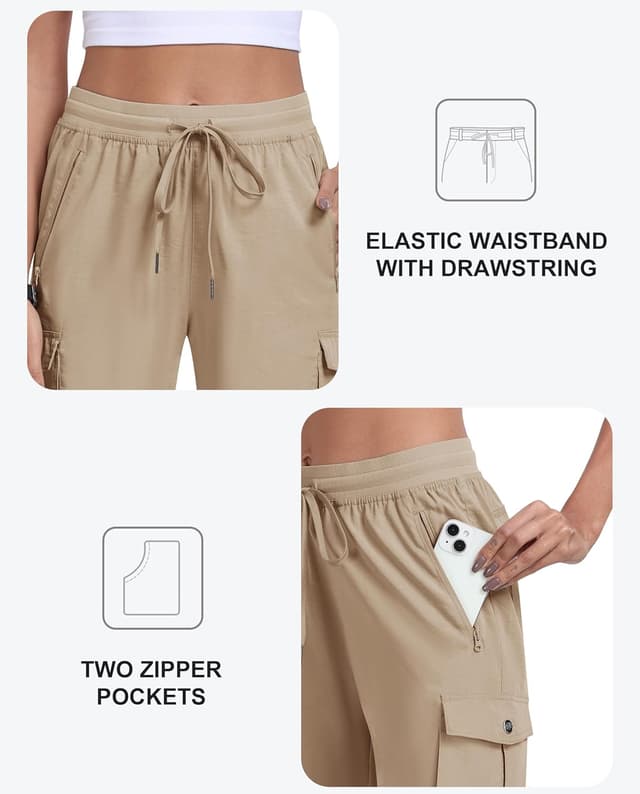 Detalle 2 de MoFiz Women’s Cargo Shorts 5 in Lightweight