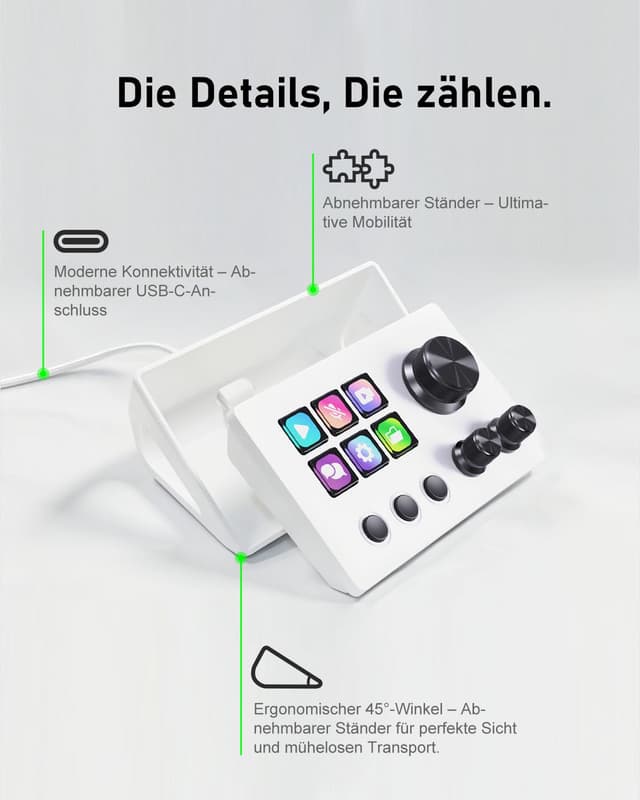 Thumbnail 6 de Basicolor N3 Macro Keypad 6 Tasten