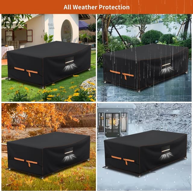 Thumbnail 6 de QLSXLB Funda para Mesa Jardín Impermeable 180x122x75cm ☂