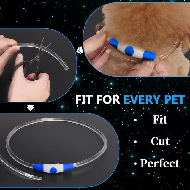 Thumbnail 6 de Light Up Dog Collar LED 70cm Blue